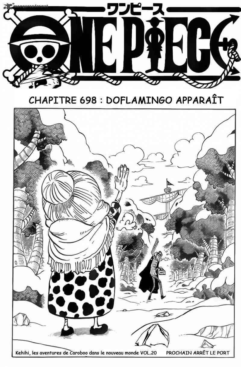 One Piece Chapitre 698 - Page 2