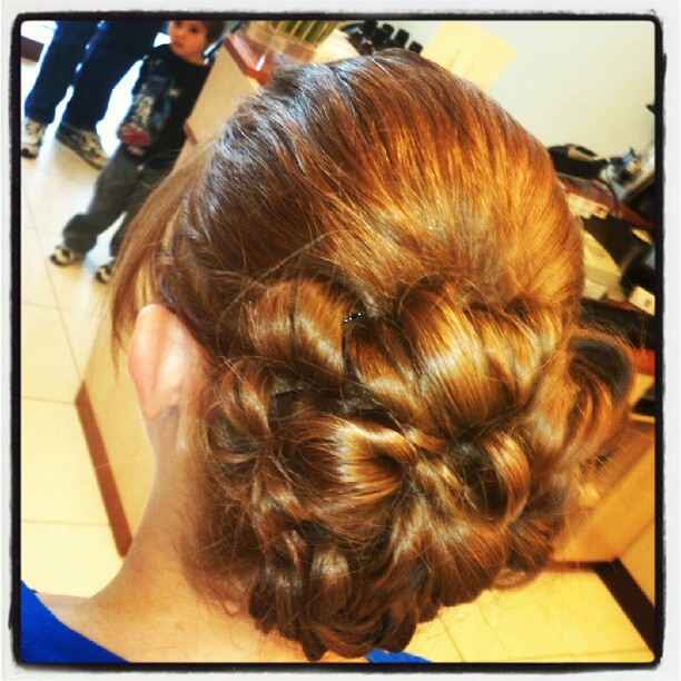 Chic Cascade Bun