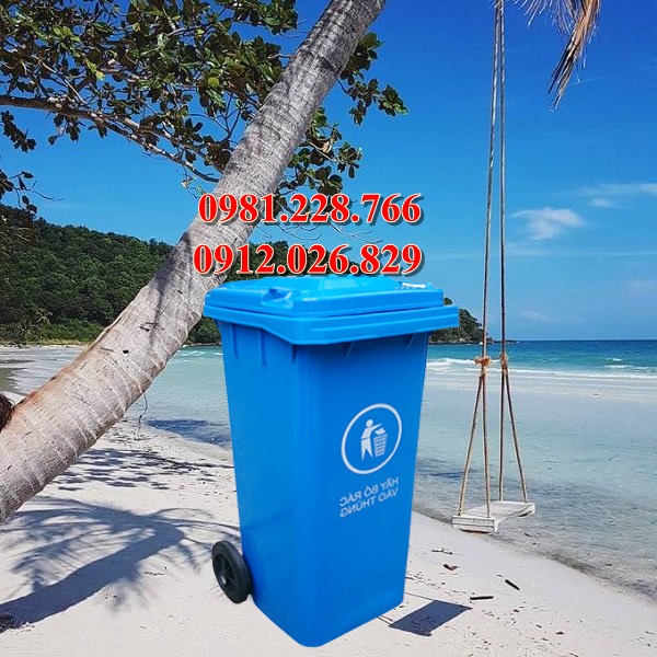 Bờ biển nên sử dụng mẫu thùng rác nào?