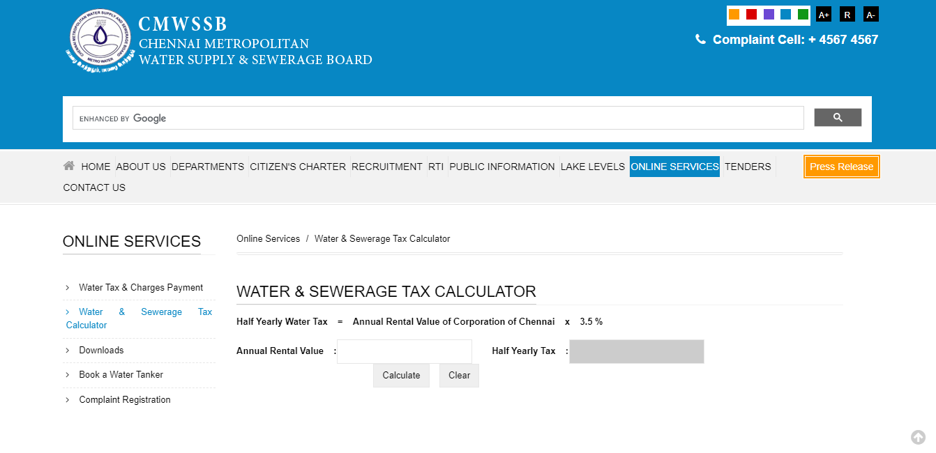 A Guide to Chennai Metro Water Bill Payment on CMWSSB website