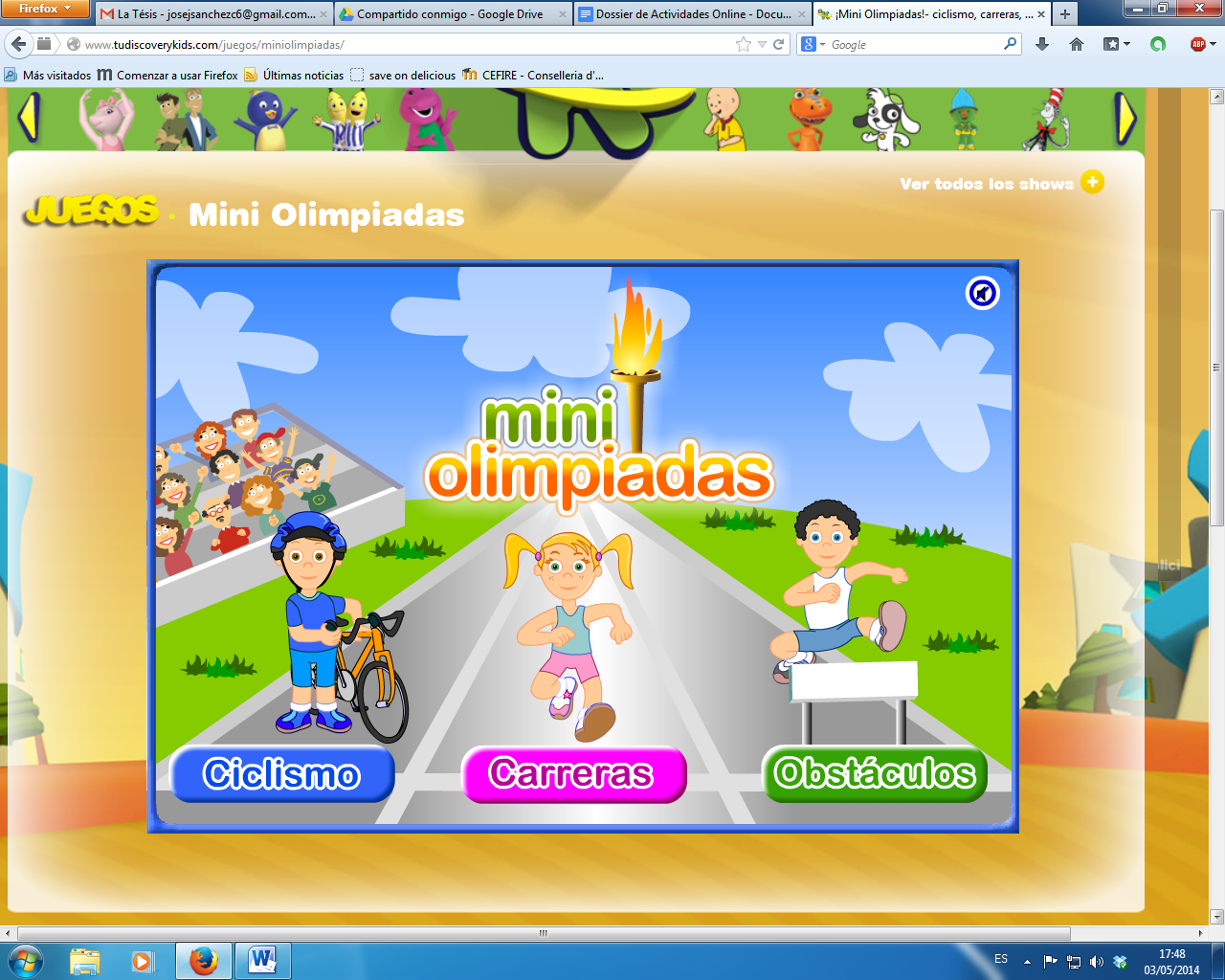 http://www.tudiscoverykids.com/juegos/miniolimpiadas/