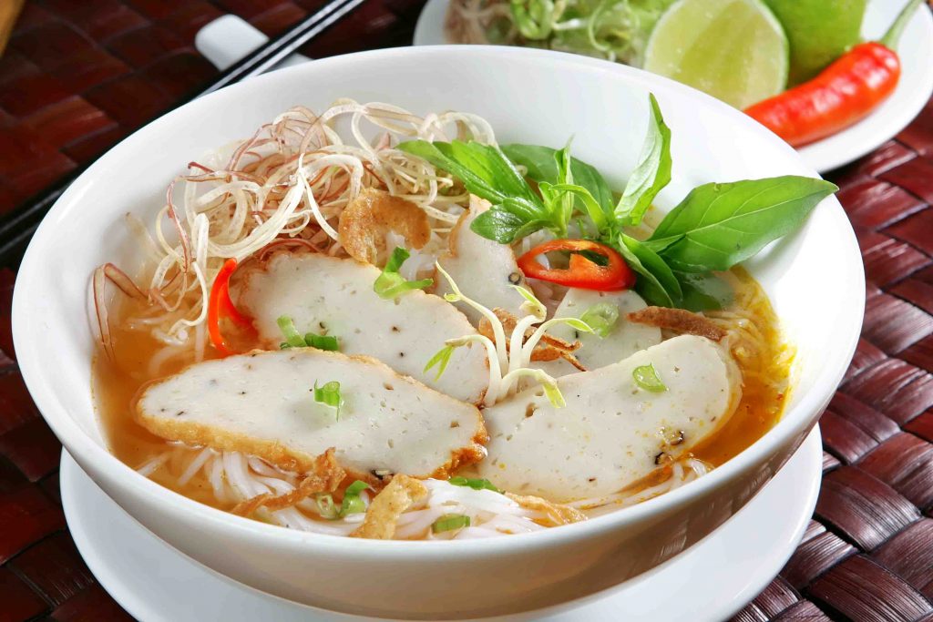 Bún chả cá du lịch Nha Trang