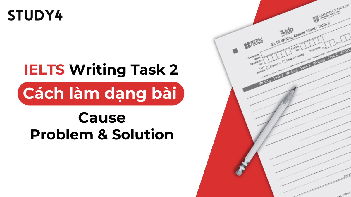 cách viết dạng bài problem solution ielts writing task 2