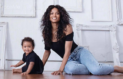 Ciara shares daughter Sienna Wilson's first photos