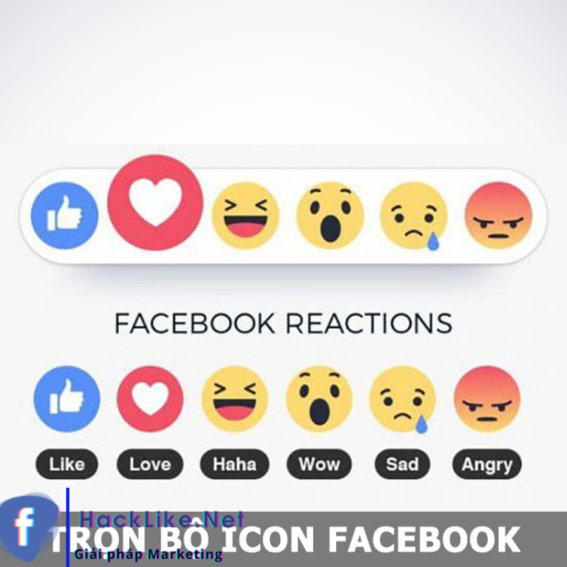 Những biểu tượng cảm xúc đáng yêu dưới mỗi bài đăng ở facebook 