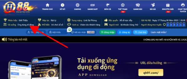 Hướng dẫn chi tiết cách tải app QH88 