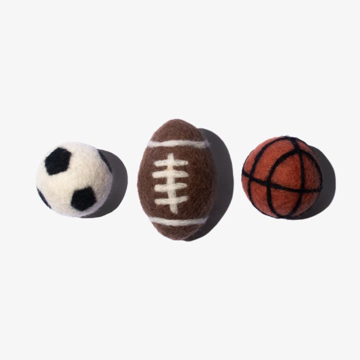 product photo of the 3 pack plastic free pet toy set