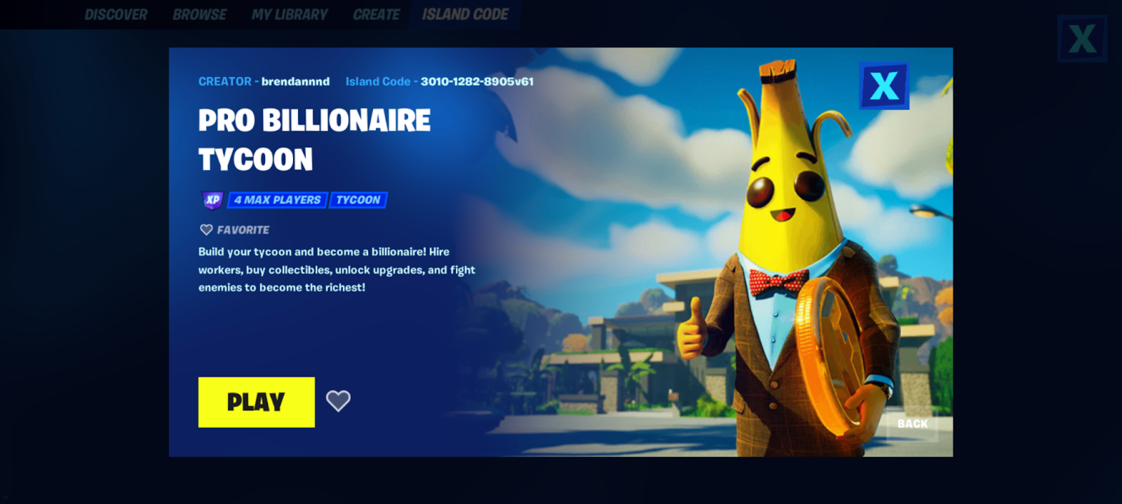 ROBLOX TYCOON ⭐ 3323-0408-9901 by tkfr - Fortnite Creative Map Code 