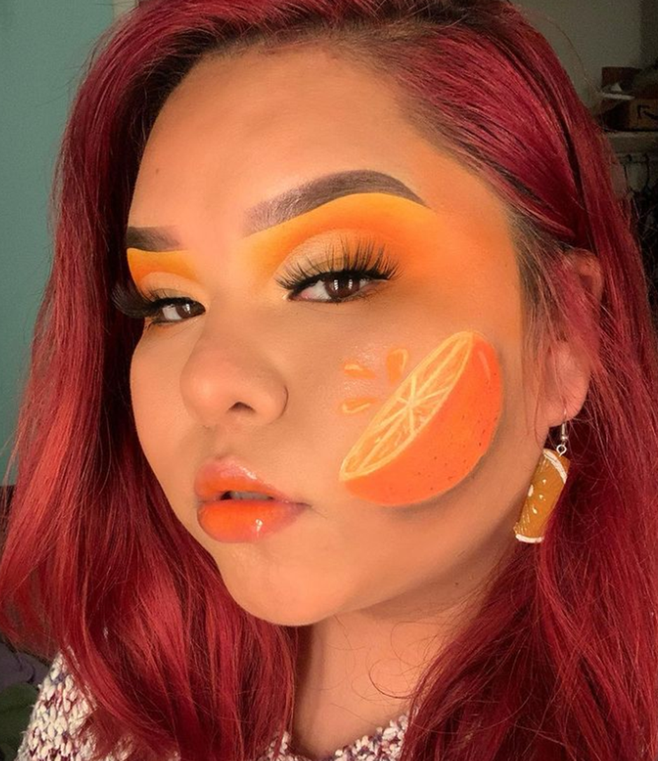 Juicy Fruit Shade Of Orange Makeup Looks