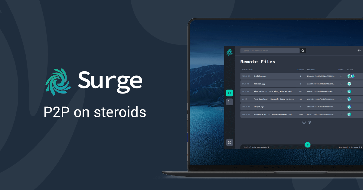 Surge: P2P on steroids