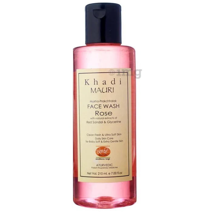 It is natural extracts of roses, red sandal and glycerin that deeply cleans the skin