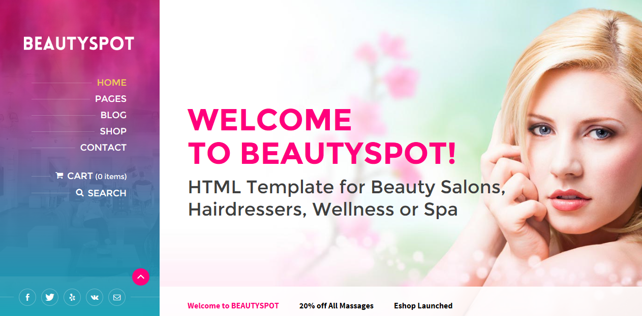 Tema WordPress Beauty Spot