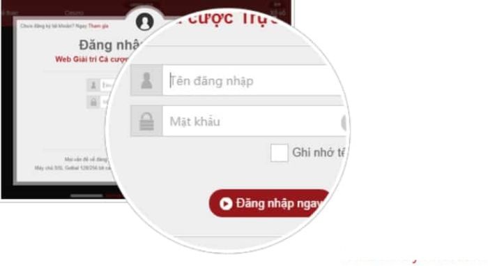 Tên đăng nhập và mật khẩu là 2 yêu tố quan trọng để giao dịch
