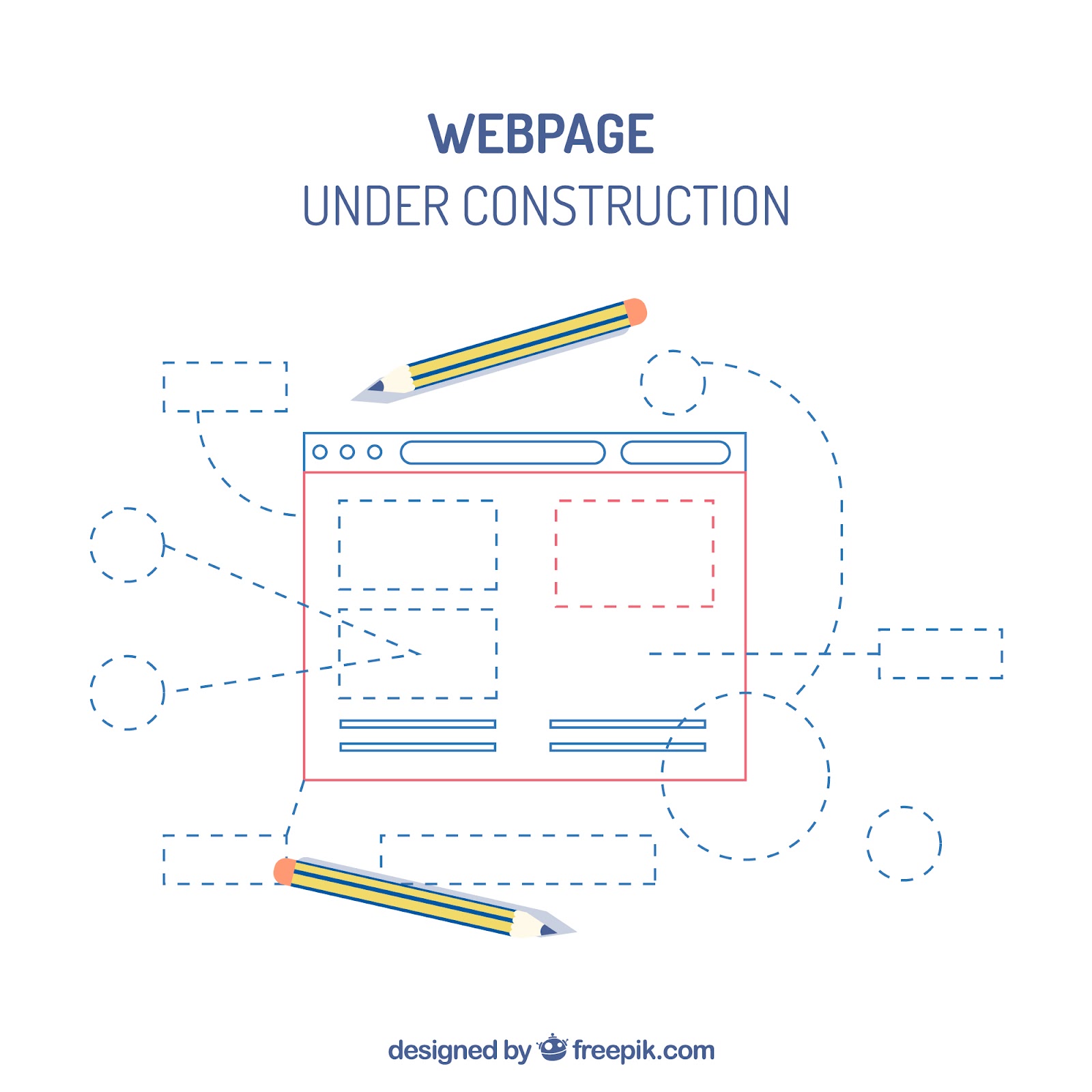 An under construction web design