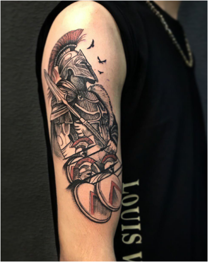 Warrior Tattoo Spartan