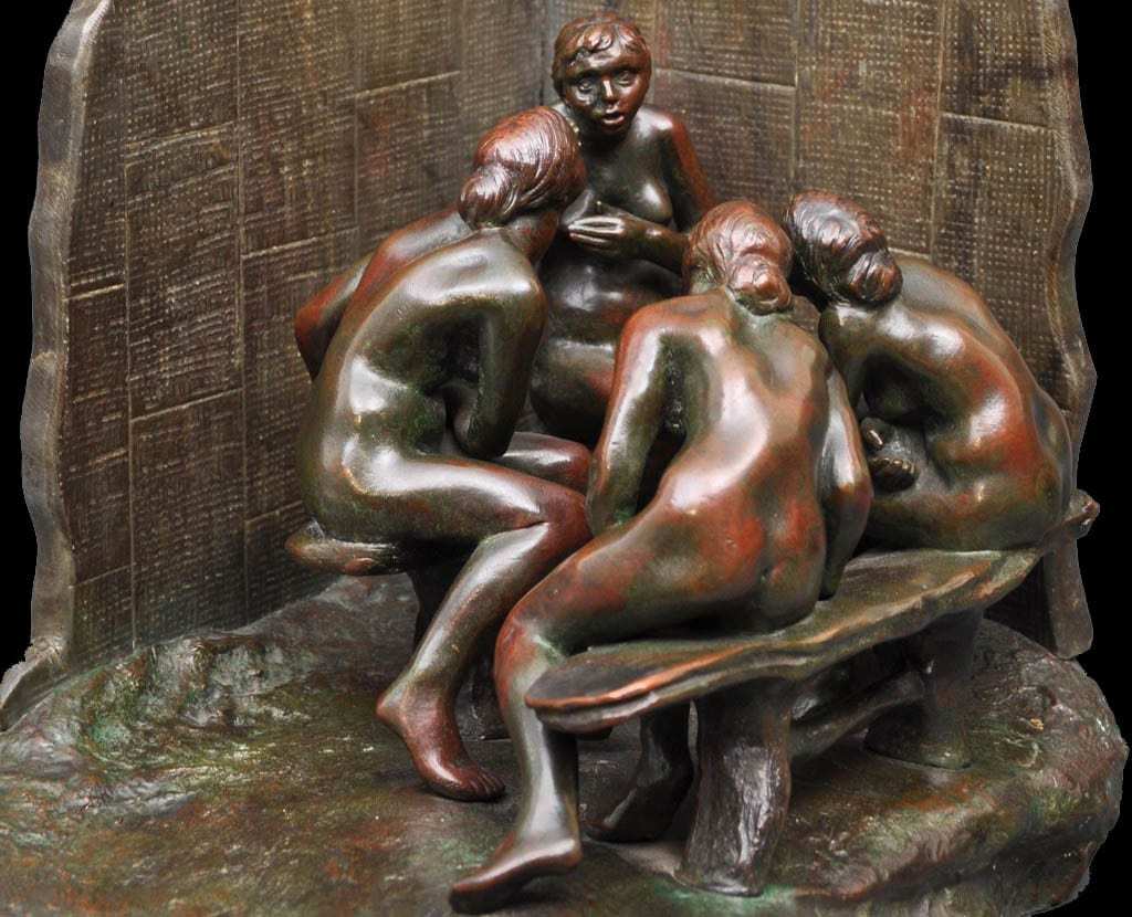 Les Causeuses Camille Claudel sculpture