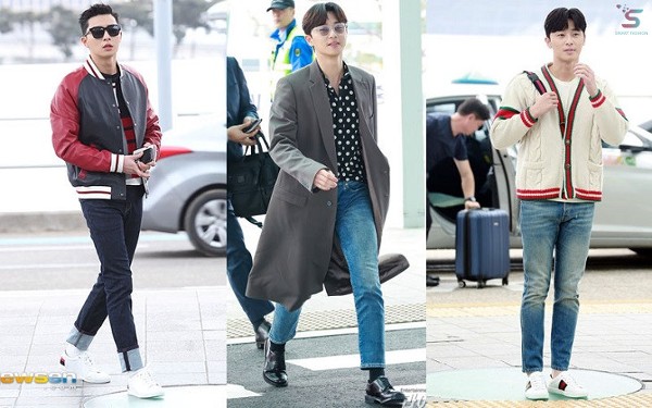 Park Seo-joon trẻ trung, năng động với những mẫu áo khoác khác nhau