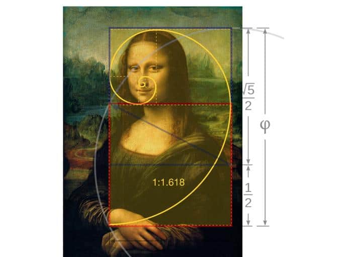 fibonacci mona lisa golden ratio