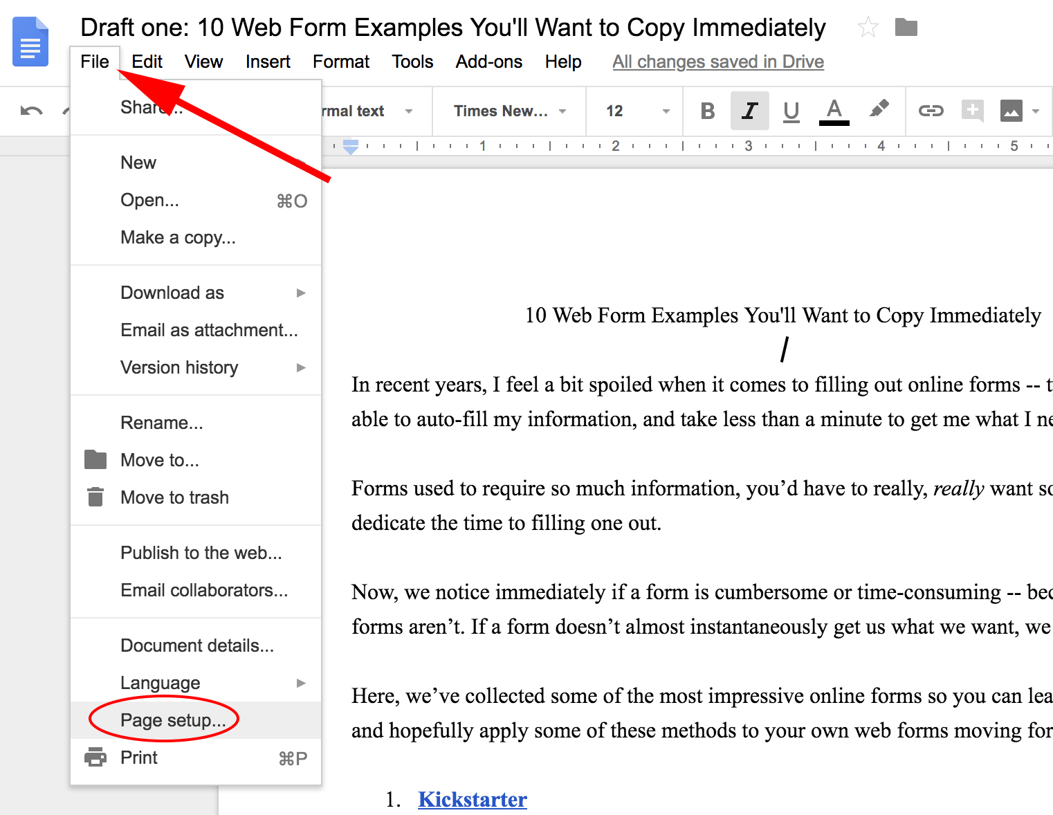 How to change all margins in google docs faq 