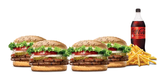 Burger King®'den 4'lü Double Whopper Jr.® Fırsatı
