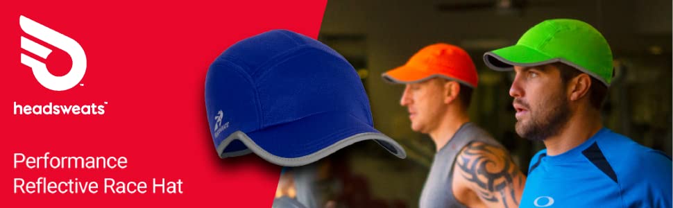 Headsweats Performance Reflective Race Hat, reflective hat, race hat, running hat