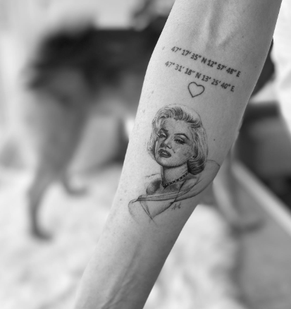 Goddess Marilyn Tattoo