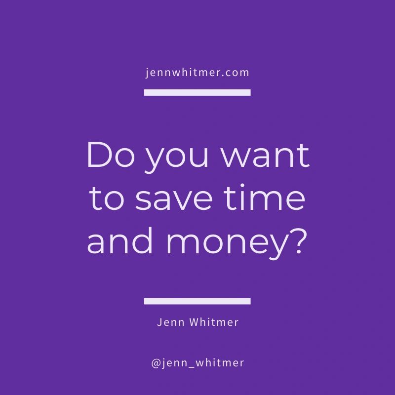 Do you want to save time and money? Jenn Whitmer enneagram coach conflict resolution virtual keynote