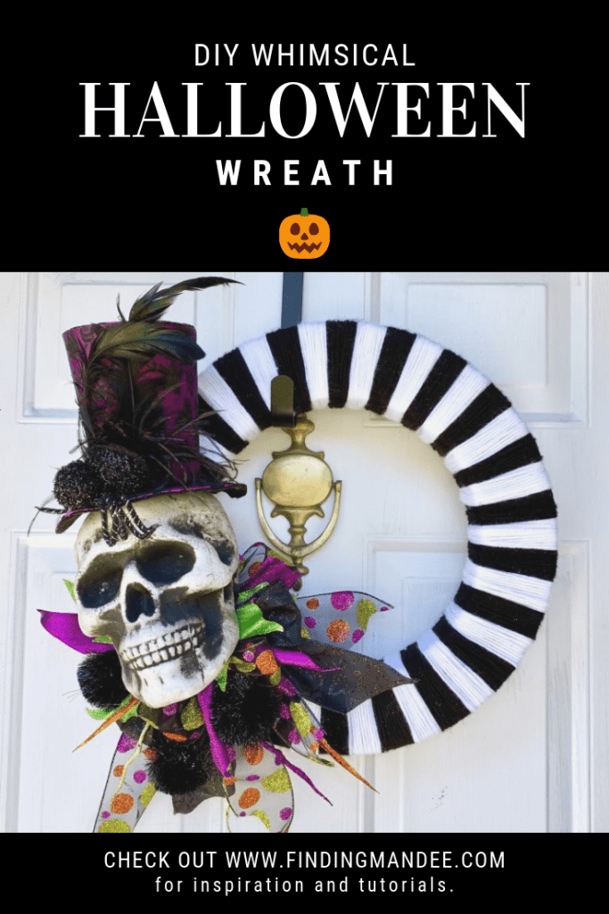 DIY Whimsical Halloween Wreath Tutorial | Finding Mandee