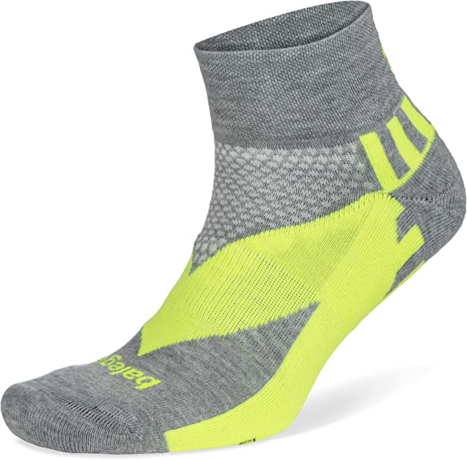 Balega Enduro Reflective V-Tech Quarter Socks for Men and Women (1 Pair)