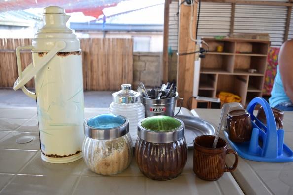 Complimentary coffee from AtTheMoment Hostel, El Nido, Palawan