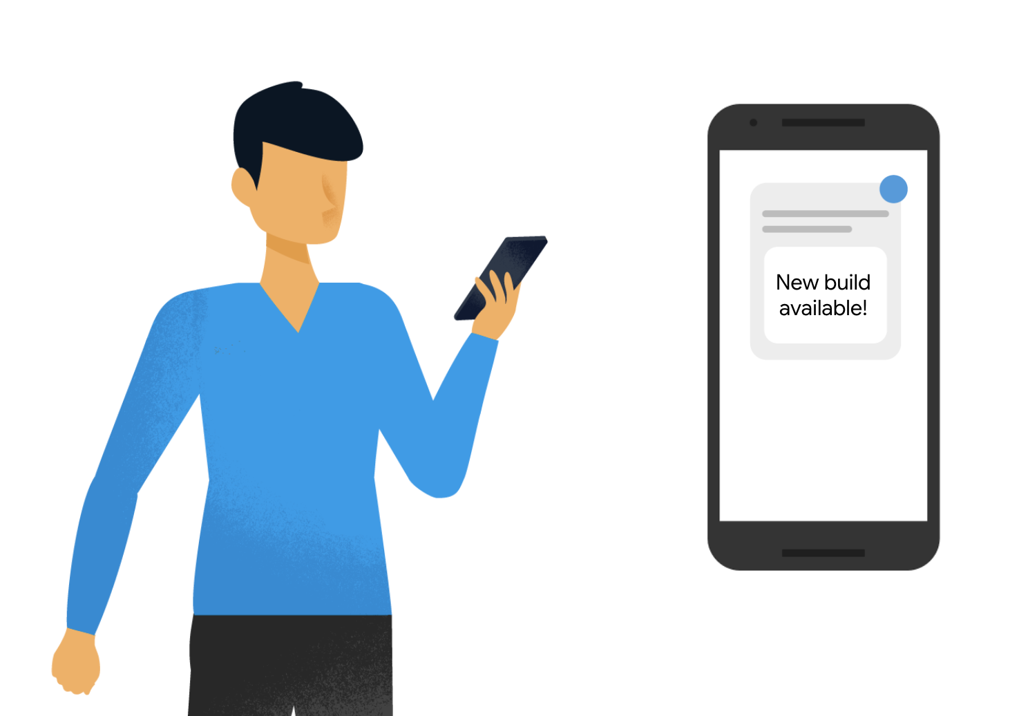 With our new Android SDK, you can now notify testers that a new version is available - directly inside the app - so your testers always stay up-to-date and give feedback on the version you care about most