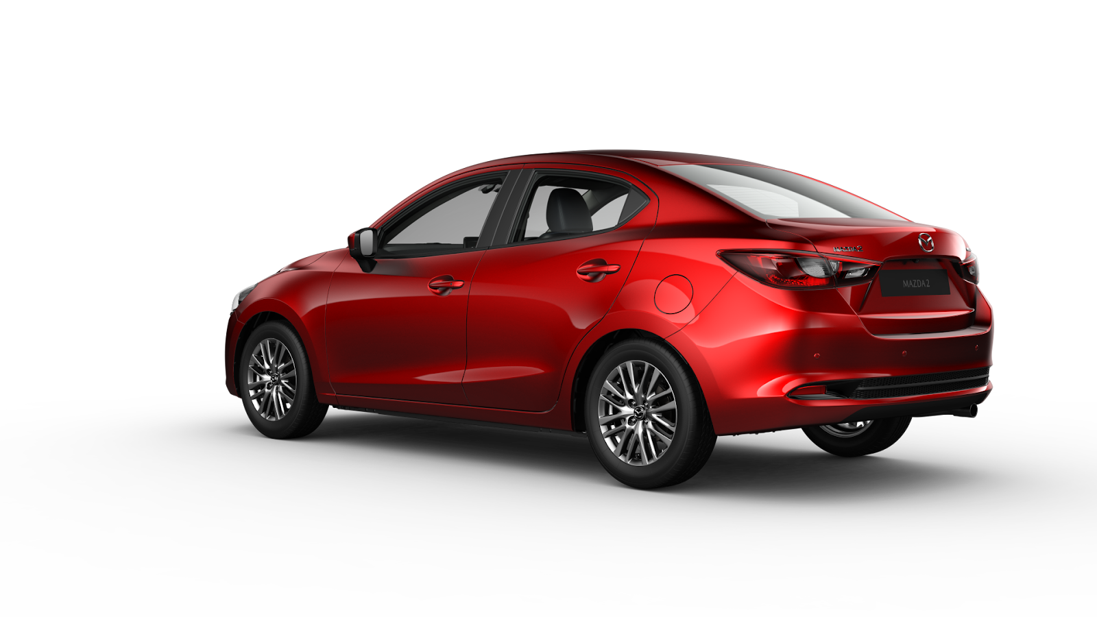 Eksterior belakang Mazda2 Sedan