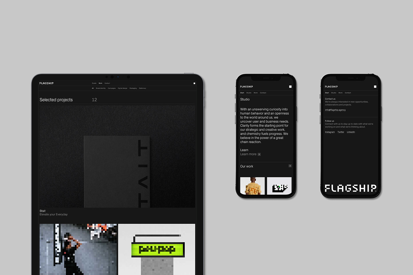 brand identity branding  studio UI UI/UX Web Design  Website