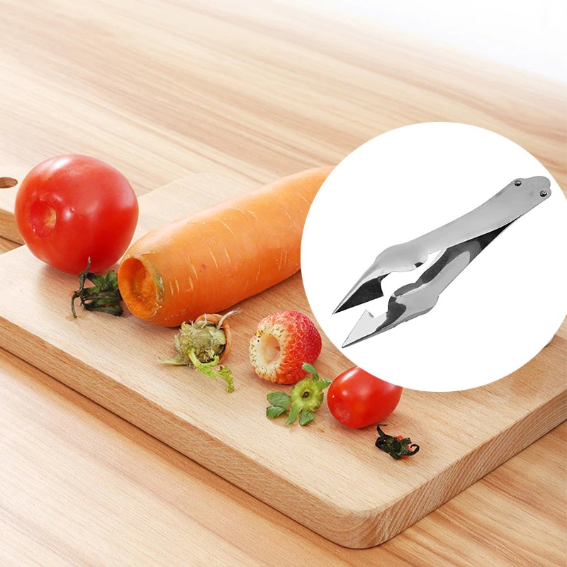 Strawberry Huller Fruit Peeler Pineapple Corer Slicer Cutter  Kitchen Knife Gadg