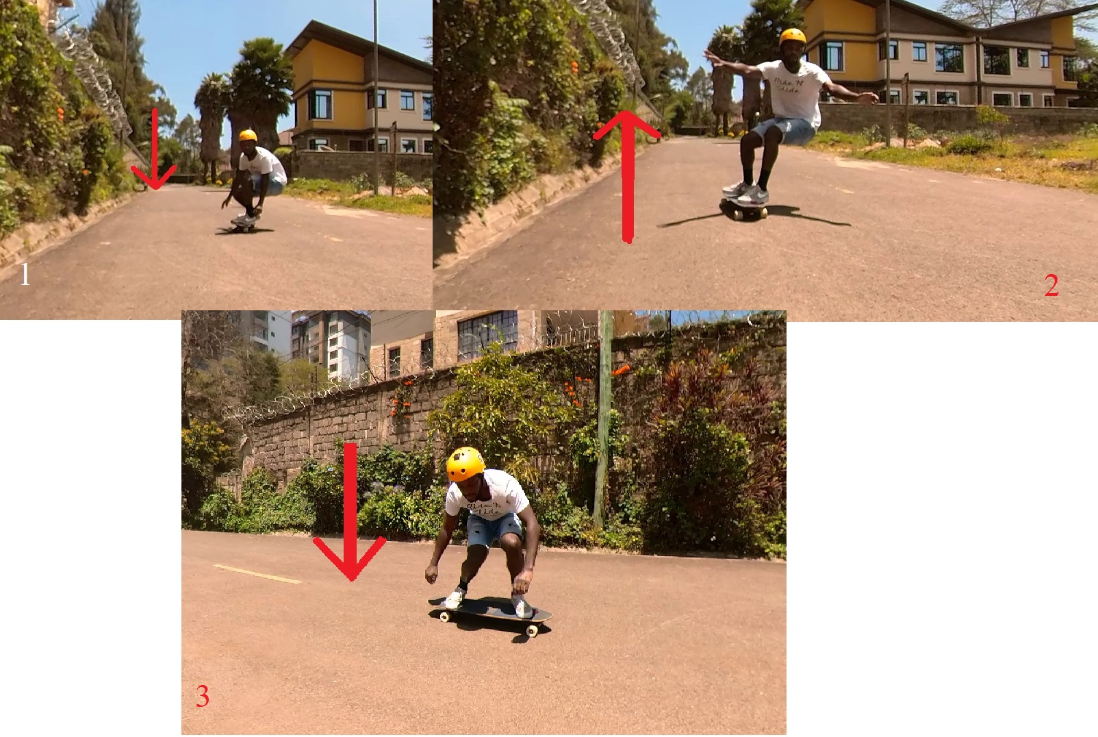 CDC - compression, decompression, recompression for longboard slides