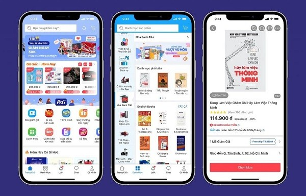 App bán hàng online titki