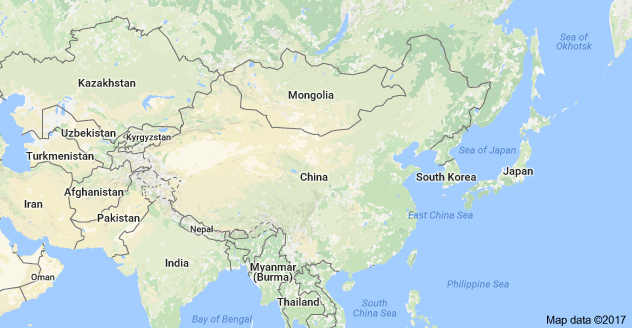 Map of China