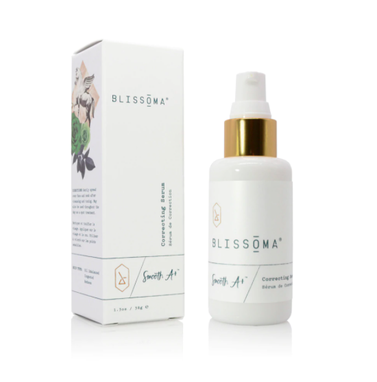blissoma smooth a correcting serum organic skincare review