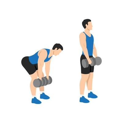 Mistakes in the suitcase variation of the deadlift