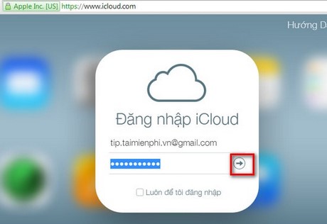 Hướng dẫn tìm iPhone với tài khoản iCloud