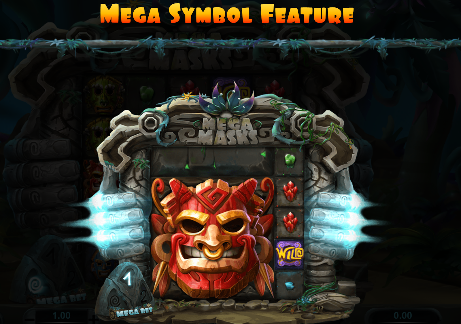 Mega Masks mega bet is one of the best features of this great slot game 