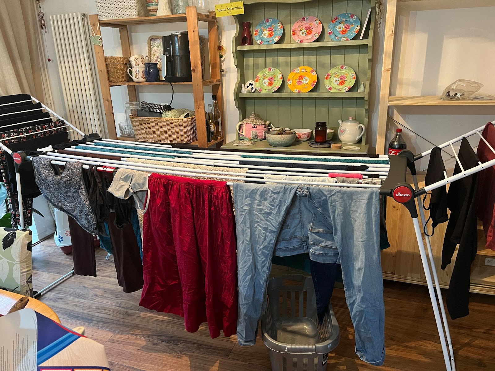 Spend money on a clothes drying rack