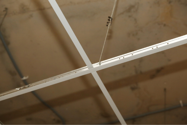 Image showing T-channel ceiling tile frame.