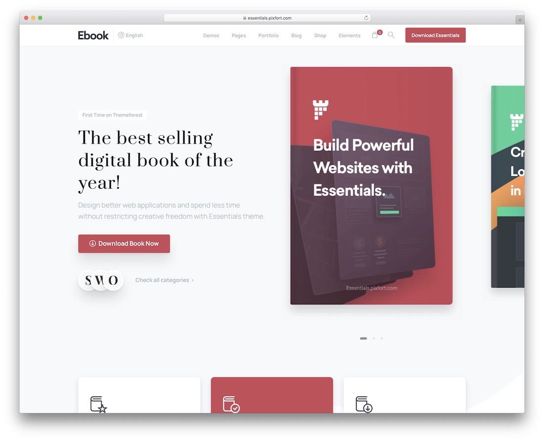 tema esencial de wordpress para vender libros electrónicos