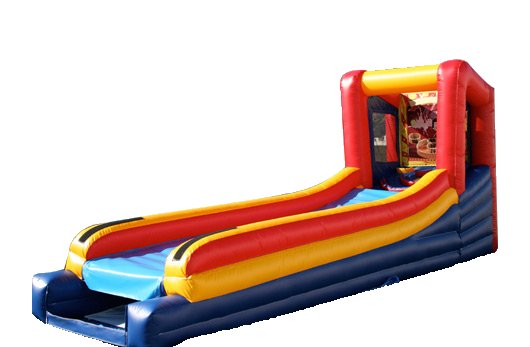 Great, classic game! The Inflatable Skee-Ball Carnival Game is 22' x 6' and 9' tall.