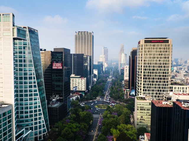 A lot of expats chose to move to Mexico City because it is a large and modern city. 
