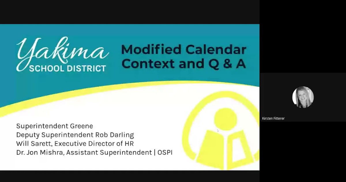 Optional Modified Calendar Presentation and Q&A with Superintendent Greene (2021-12-13 at 16:30 GMT-8)