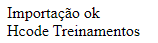 Resultado de nosso código no navegador.