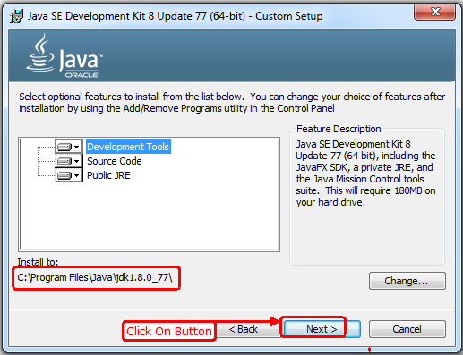 JDK Installation step 2