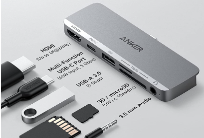 Anker 565 11-in-1 USB C Hub, 10 Gbps USB-C and USB-A Data